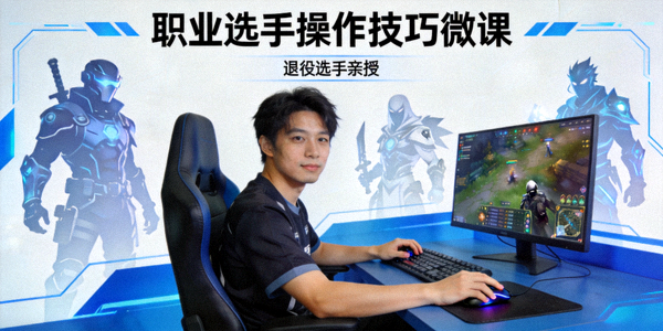 退役职业选手录制的操作技巧微课视频封面